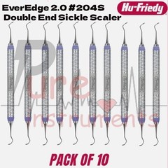 10 Pcs Lot Hu-Friedy S204S9E2 EverEdge 2.0 #204S Double End Sickle Scaler