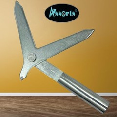 Metal Round Object Work Piece Center Finder Tool 3/8 Shank For Milling Machine