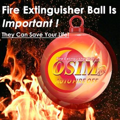 12 PACK Portable Automatic Fire Ball Extinguisher with Bracket and Hook Mount