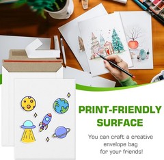 100/200 Flat Photo Mailers Document Envelope Cardboard 6×8,7×9,9×11.5,9.75×12.25