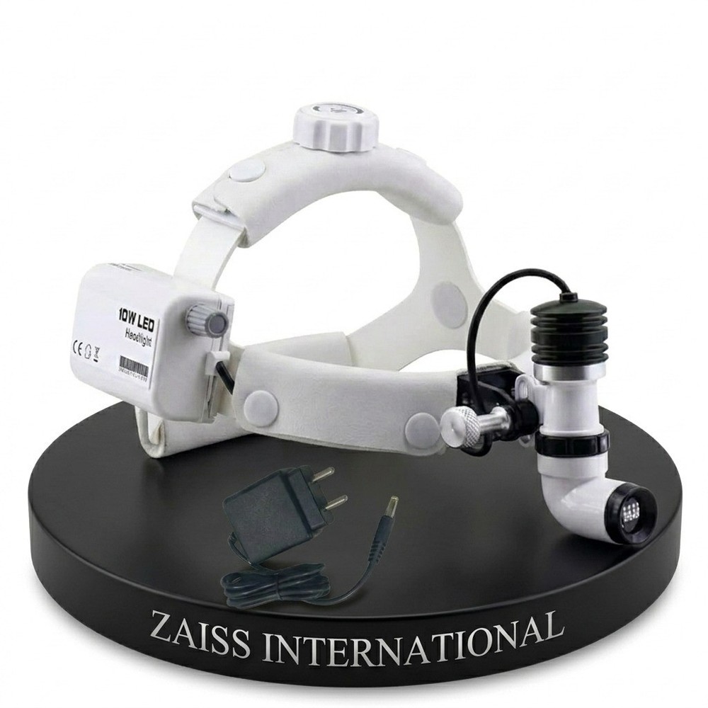 ENT Ten watt Led Surgical Headlight with Rechargeable battery with free shipping