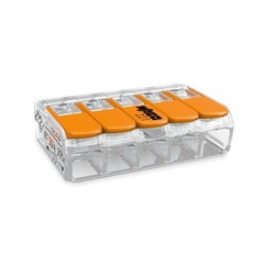 Wago 221 Series Lever-Nut Connector Multi-Wire Compact Splicing Terminal Block