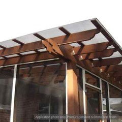 Clear Multiwall Polycarbonate Sheet Thermoclear 48 In. X 96 In. X 1/4 In. (6Mm)