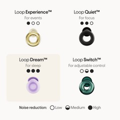 Loop Dream Earplugs for Deep Sleep, Napping and Snoring – Lilac