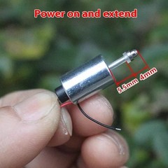 1 Piece Mini Round Cylinder Suction Push-Pull Type Linear Solenoid Electromagnet