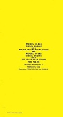 International D-236 D-282 H-50A H-50B H-50C 50 Pay Engine Parts Catalog Manual