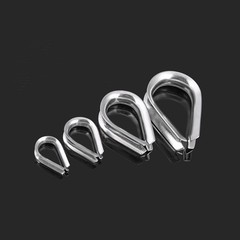 Wire Rope Thimble Clamp Stainless Steel 304 A2 Cable Clip Loop Eyelets M1.5-M16