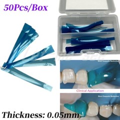 Dental Transparent Anterior Polyester Strip Blue Thickness 0.05mm Dental Materia
