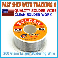 200g 63 37 Tin Rosin Core Solder Wire Electrical Soldering Sn60 Flux 0.6mm