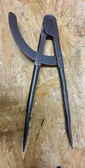Vintage 8″ Unmarked Wing Divider Machinist Layout Scribing Tool Friction Adjust