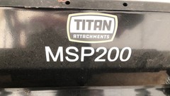 Titan Attachments 79” Snowplow Dozer Blade Skid Steer Quick Attach Snow Plow