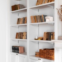 Uimoso 10 Packs 39 inch Steel Wall-Mounted Shelf Track Adjustable