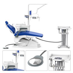 Dental Unit Chair Computer Control PU Leather DC Motor +Doctor Stool TJ2688-A1