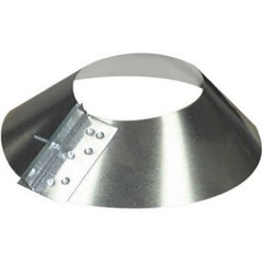 UNITED STATES HDW/U S HA Galvanized Storm Collar, 3″