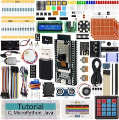 32-bit Microcontroller Starter Kit, 240MHz, Camera WiFi+BT