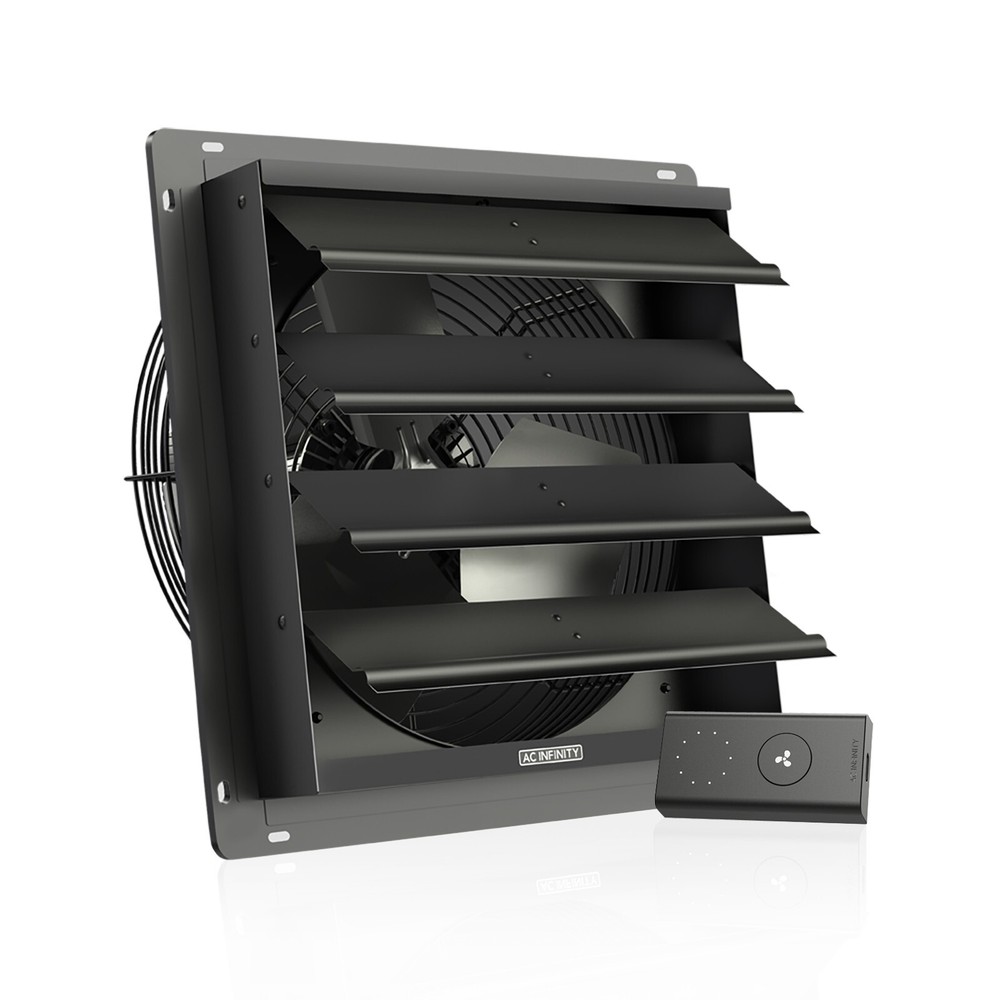 AIRLIFT S14 Shutter Exhaust Wall Mount-Fan 14″ Attic, Shed, Workshop, Greenhouse