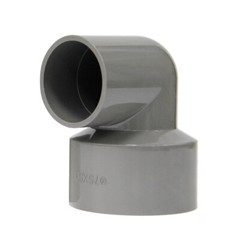 PVC Reduced Angle 90 Degree PVC-U Adhesive Fittings Reducing Angle 20mm-110mm