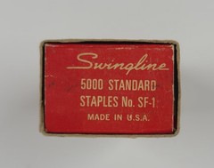 Vintage Swingline 444 Dark/Light Grey Stapler Metal Made in USA Mid Centrury