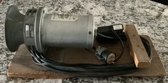 Archer 120 VAC SIREN ALARM No. 278-497 with Foot Pedal – Mounted on Wood – Works