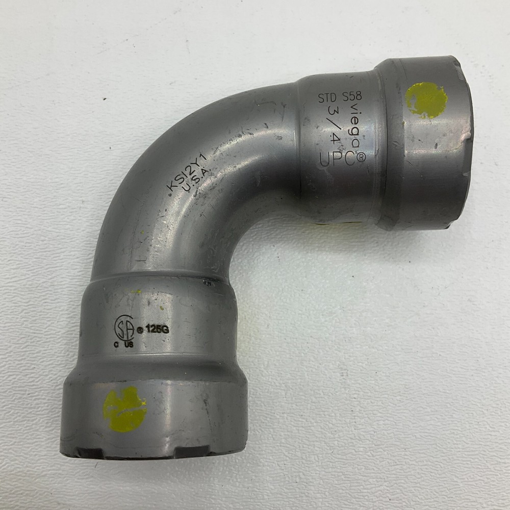Viega MegaPressG 3/4″ 90° Elbow Gas Press Fitting 36N782 NEW