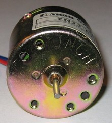 Canon EN35 DC Motor – 6 V – 6000 RPM – Smooth and Quiet Motor with Power Leads