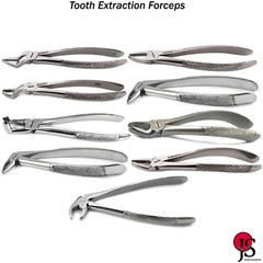 Dental Extracting Extraction Forceps Surgical Upper Lower Molars Tooth Removal