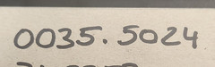 (1 PC) 0035.5024 SCHWEITZER UNKNOWN
