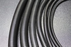 15 FT 1/8 INCH BLACK SPLIT LOOM TUBING CONDUIT POLYETHYLENE WIRE SLT18