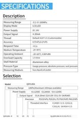 4-20mA Digital Pressure Transducer Sensor 0-10Mpa 0-60Mpa EX-Proof Transmitter