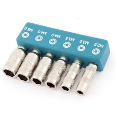 12X Hex 4mm Screwdriver Socket Bits 2.5mm 3mm 3.5mm 4mm 4.5mm 5mm for system 4