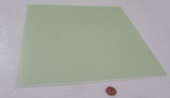Micarta Phenolic G10FR4 Sheet .063″ (1/16″) Thick x 12″ x 12″, 3 Units