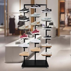 AIWFL Commercial Clothing Store Shoe Rack,Free Standing Shoe Rack,Retail Boutiq