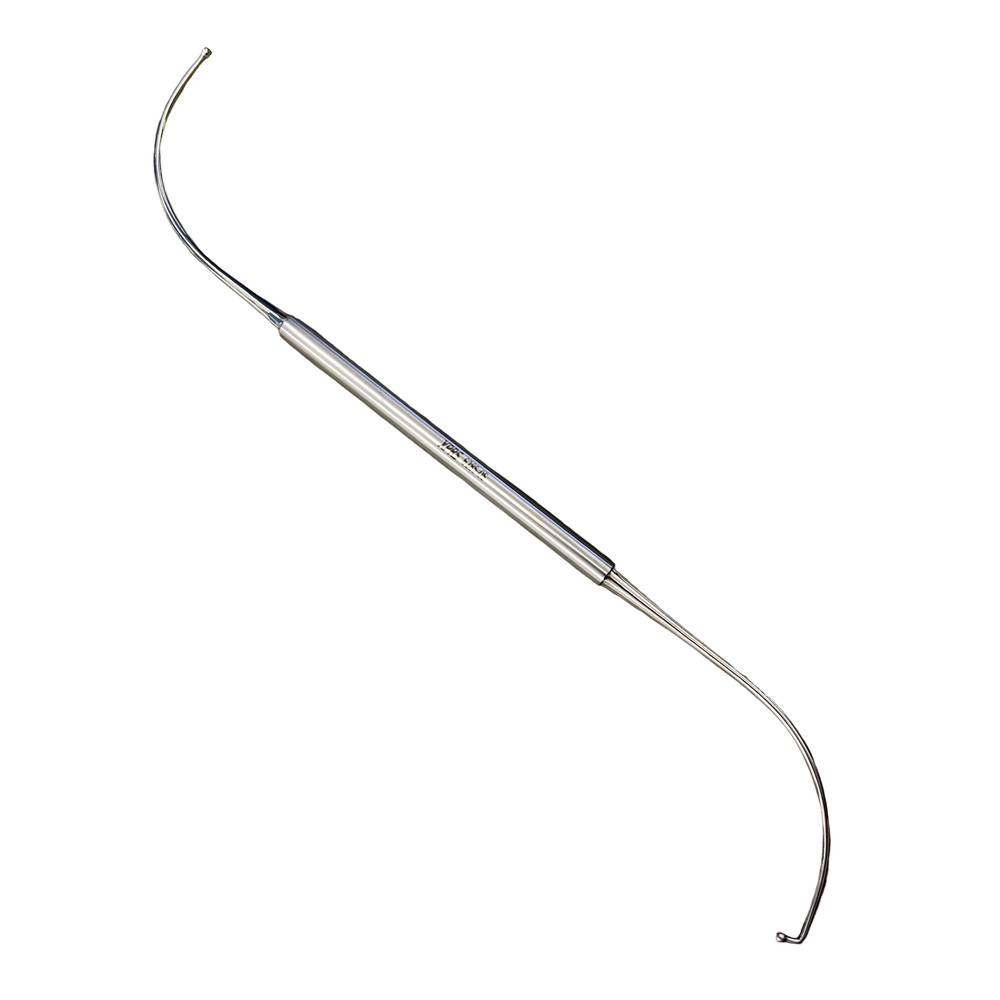 Kuhn Frontal Sinus Seeker, No. 6 Double Ended, Curved, 77 Degrees, Premium