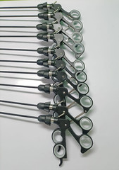 10pc Laparoscopic Storz-Type Grasping Forceps 5mmx330mm Reusable Instruments