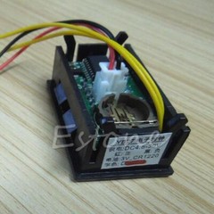 Car Truck Digital Electronic Clock LED Screen Display Electronic Watch 12V/24V