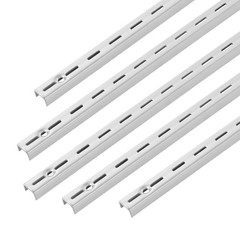 Uimoso 10 Packs 39 inch Steel Wall-Mounted Shelf Track Adjustable