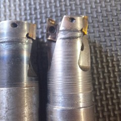 3 Used Endmills. Unsure Of Brand Or Size.