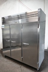 NEW TRAULSEN THREE SECTION SELF-CONTAINED PASS-THRU REFRIGERATOR MODEL RHT332NPU