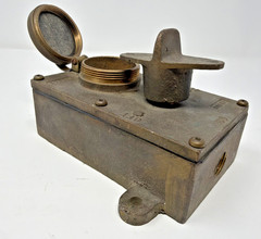 Vintage KONDU Bronze Watertight Surface Mount Rotary Switch Box Marine