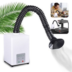 50W Pure Air Fume Extractor Smoke Dust Purifier For UV Laser Marking Machine US
