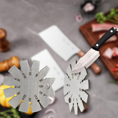 1 PCS Brushed Silver 15-120 Degree Bevel Gauge Stainless Steel Axe Angle Gauge