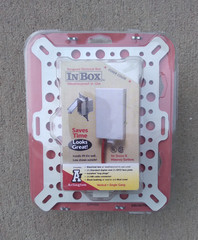 Arlington Recessed Electric Box Weather Proof in Use Cover NEW DBVM1W