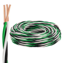 12 AWG THHN Wire 50FT 3-Color Set (Black/White/Green) – Stranded Copper, Pre-Twi