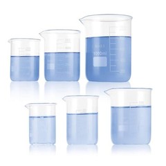 6 Pack Glass Lab Pyrex Beaker Set Measuring Cup 50/100/250/500/1000 ML