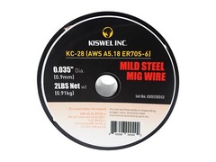 ER70S-6 0.035 in. Dia 2 lbs. Copper Coated Solid Wire (2 Rolls)