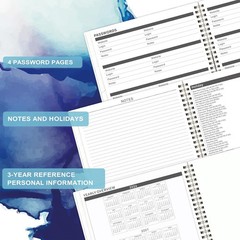 Monthly Planner 2026-2028 – 2 Year Planner 2026-2028, July 2026 – June 2028, 9″