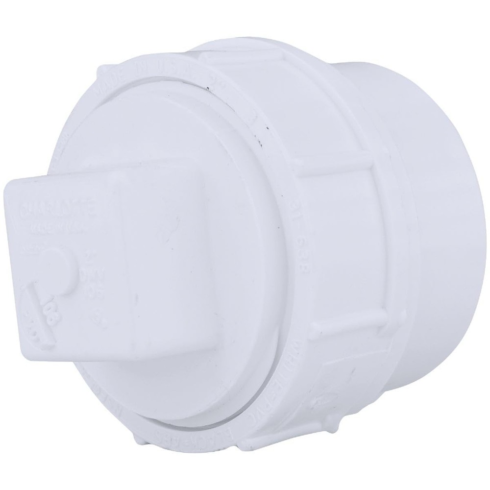 Charlotte Pipe 2 Inch PVC Cleanout Spigot x FPT Bulk Hose Pipe Fitting