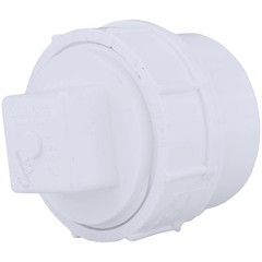 Charlotte Pipe 2 Inch PVC Cleanout Spigot x FPT Bulk Hose Pipe Fitting