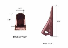 10 – Gannon Scraper Box Shanks w Scarifier Tips & Clips – H920, 8075, K1306