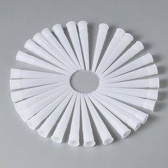 QDiShi Caulking Nozzle Tips 10cm/4inch 30Pcs – Plastic Gun white